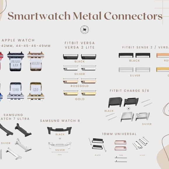 Thanksgiving Turkey Scrunchie Watch Band for Apple Watch, Fitbit, Samsung etc - Picture 5 of 5